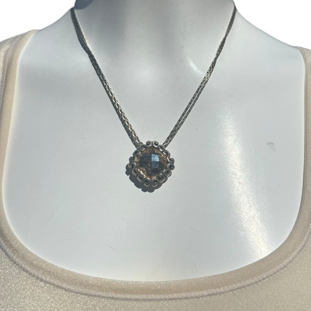 Brighton Yellow Crystal Pendant Necklace